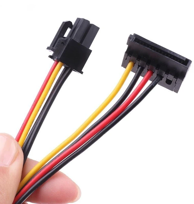 Main image of For 4Pin To 2-Port HDD SSD SATA Power Socket Cable Conector For 6000 6200 6300 8000 8100 8200 Computer Mainboard ATX PSU