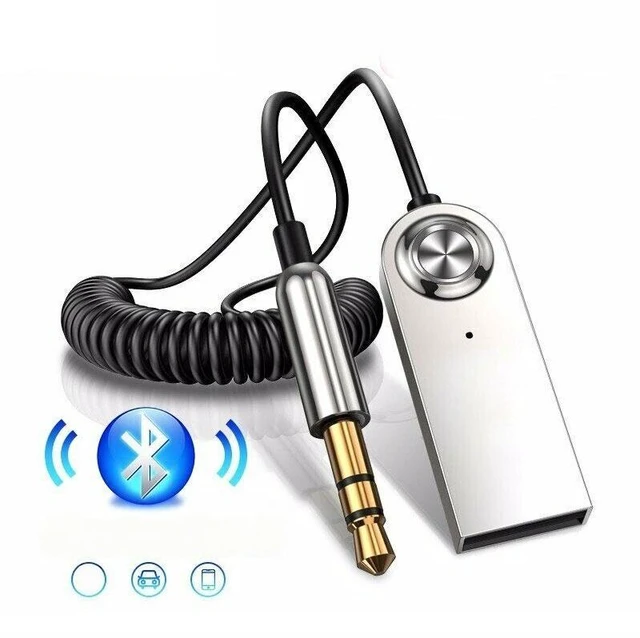 Main image of For Aux Bluetooth Adapter Dongle Cable For Car 3.5mm Jack Aux Bluetooth 5.0 4.2 4.0 Receiver Speaker Audio Music Receiver