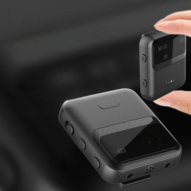 Main image of For Bluetooth 5.4 Audio Receiver AptX LC3 LE Audio Adapter 2 IN 1 Broadcast Receiver Transmitter with Mic for Auracast Headset