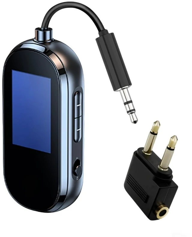 Main image of For Bluetooth 5.4 2IN1 Transmitter Receiver 3.5mm AUX Hifi Adapter With Mic Car TV PC Speaker