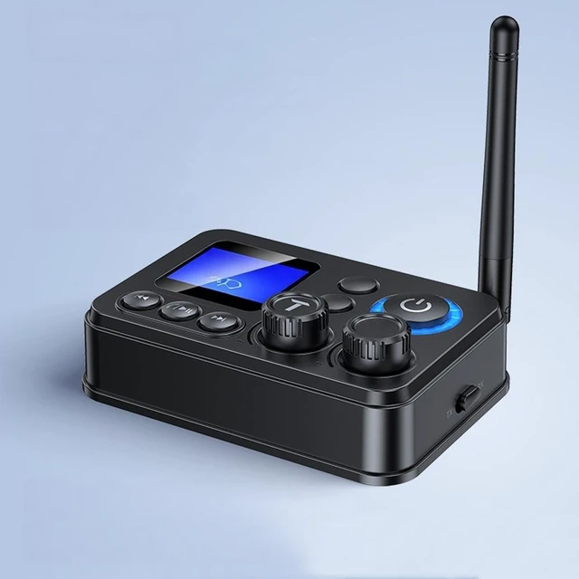 Main image of For Optical Coaxial Bluetooth 5.4 Audio Receiver Transmitter 3.5mm Aux TF/U Disk Wireless Music Player Adapter with Screen