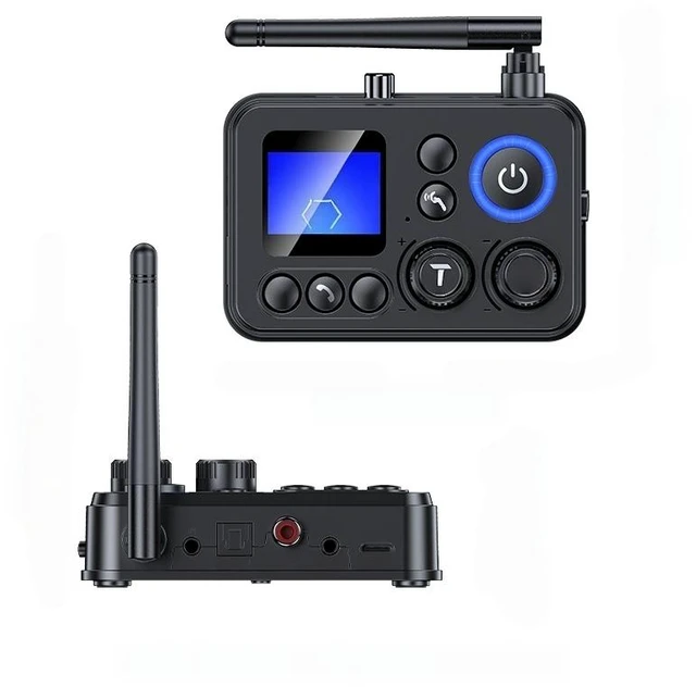 Main image of For Bluetooth 5.4 Transmitter Receiver Audio Adapter LCD Display ON/OFF Volume Control Optical AUX RCA for Headphone Speaker