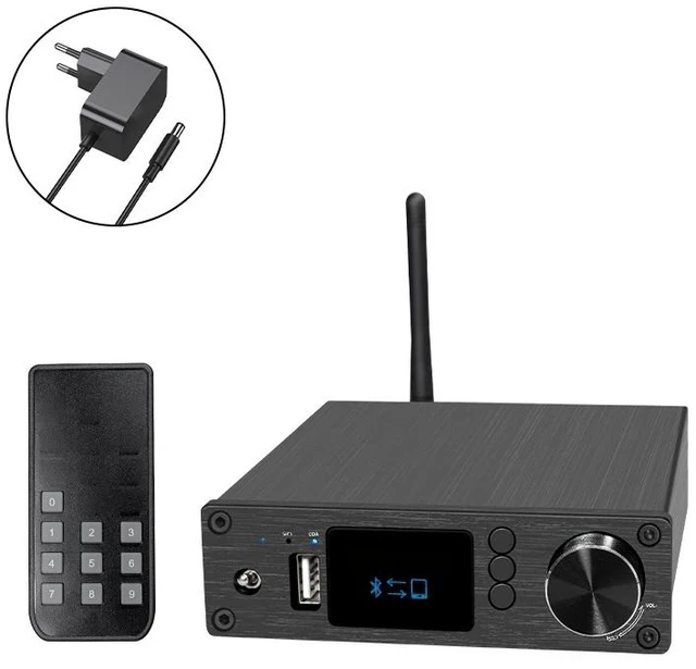 Main image of For HiFi Bluetooth 5.3 Audio Receiver DAC Preamp, Optical Coaxial Input, RCA/3.5mm Output for Active Speakers & Headphones