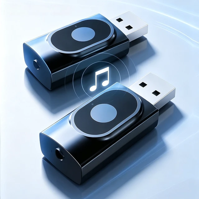 Main image of For USB Bluetooth 6.0 Audio Transceiver 2 In1 3.5mm AUX Wireless Dongle Hands Free Call For Car TV Speaker PC
