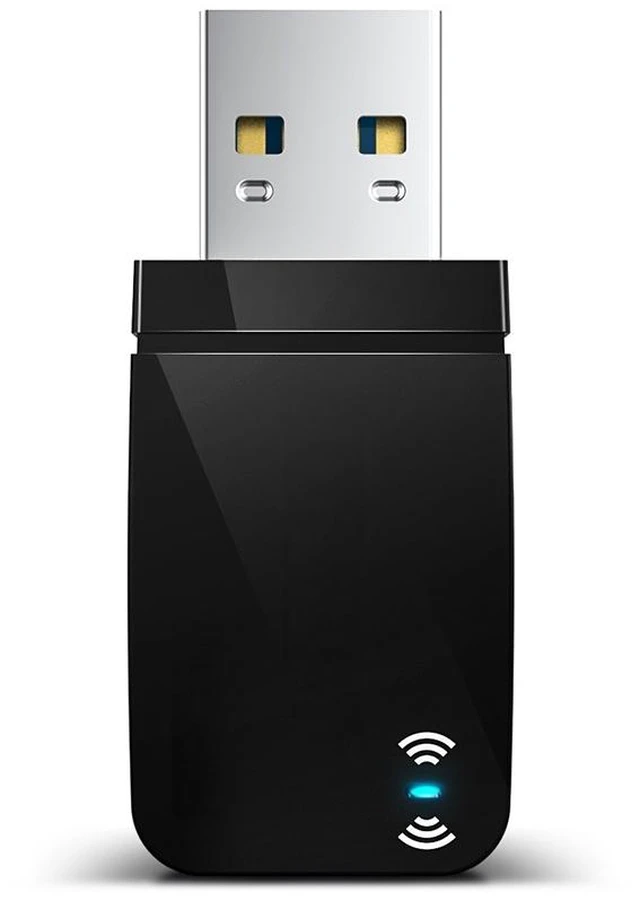 Main image of For WiFi Wireless Network Card USB 3.0 1300M 802.11ac LAN Adapter AC1300 with rotatable Antenna for Laptop PC Wifi Dongle