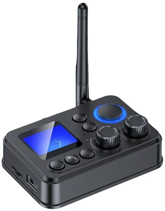 Main image of For Bluetooth5.4 Receiver Transmitter 3.5mm AUX COAXIAL Optical 3 in 1 Wireless Audio Adapter With LCD Display TF/U-Disk Jack