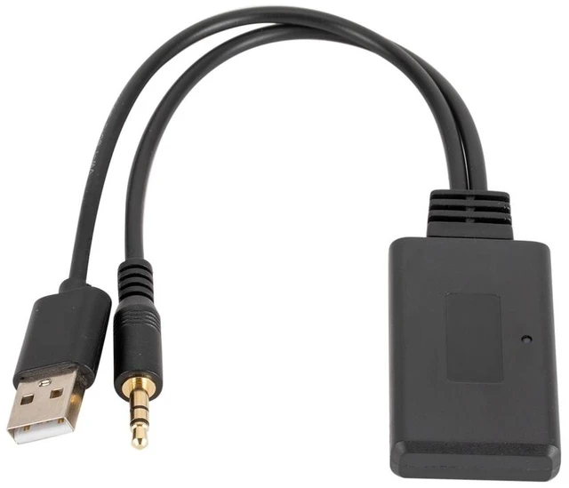 Main image of For Car Wireless Bluetooth-compatible Receiver USB 3.5Mm Aux Media Bluetooth 5.0 Music Player Audio Cable Adapter Car Accessories