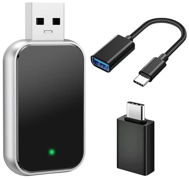 Main image of For B68A Wireless Carplay Adapter Wifi& Bluetooth USB-C Wired Carplay Upgraded To Wireless Carplay Car Accessory