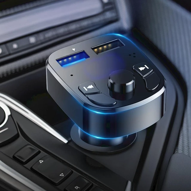 Main image of For Car FM Transmitter Dual USB Port Charger MP3 Audio Music Stereo Adapter Car Charger Bluetooth-compatible Device for Mobile Phone