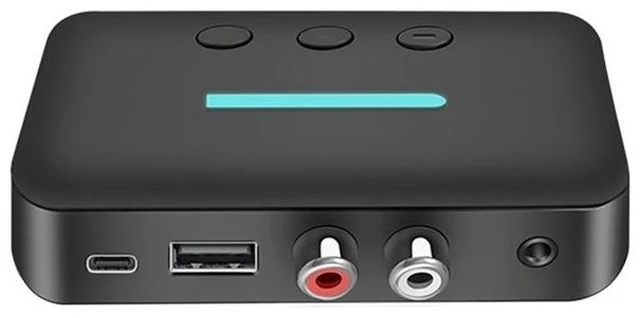Main image of For A12E-USB Bluetooth 5.3 Audio Receiver Adapter Wireless Stereo Music 3.5Mm AUX R/L Support U-Disk Playback For Desktop Speaker