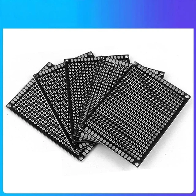 Main image of 6x8cm Double Side Copper Prototype PCB Universal Board Fiberglass Board for Diy Kit