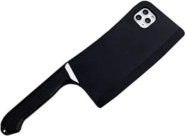 Main image of Funny Kitchen Knife Machete Soft Phone Case for iPhone 14 13 12 11 Pro Max XS XR 8 7 Plus
