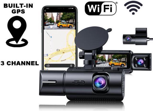 TOGUARD 3 Channel 2K/Dual 4K Dash Cam, WDR Car Camera, 3.2 Screen