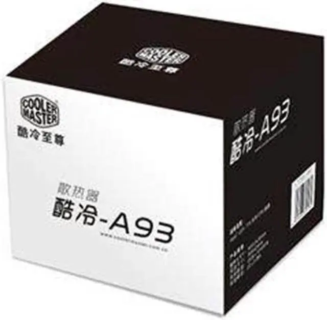 Alt view image 12 of 12 - Cooler Master A93 CPU Cooler - 95mm Cooling fan & Aluminum Heatsink - For Intel CPU Socket LGA775