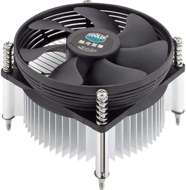 Alt view image 8 of 12 - Cooler Master A93 CPU Cooler - 95mm Cooling fan & Aluminum Heatsink - For Intel CPU Socket LGA775