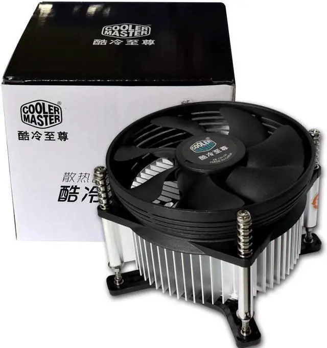 Alt view image 11 of 12 - Cooler Master A93 CPU Cooler - 95mm Cooling fan & Aluminum Heatsink - For Intel CPU Socket LGA775