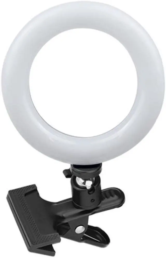 Alt view image 6 of 6 - 6 inch video conference live broadcast fill light photography light 8 inch computer notebook ring clip light clip clip beauty light
