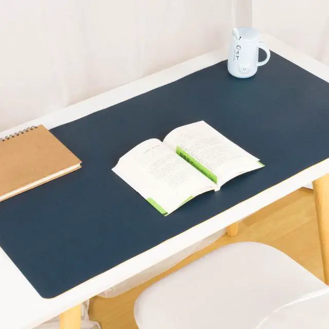 Alt view image 3 of 7 - Factory direct selling desk pad mouse pad super large leather PU computer notebook children's desk advertising writing pad grey