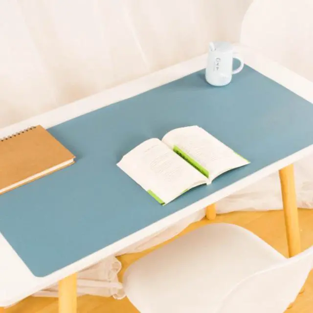 Alt view image 7 of 7 - Factory direct selling desk pad mouse pad super large leather PU computer notebook children's desk advertising writing pad grey