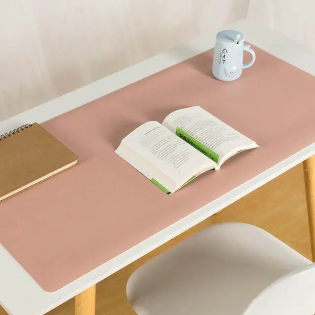 Alt view image 2 of 7 - Factory direct selling desk pad mouse pad super large leather PU computer notebook children's desk advertising writing pad grey