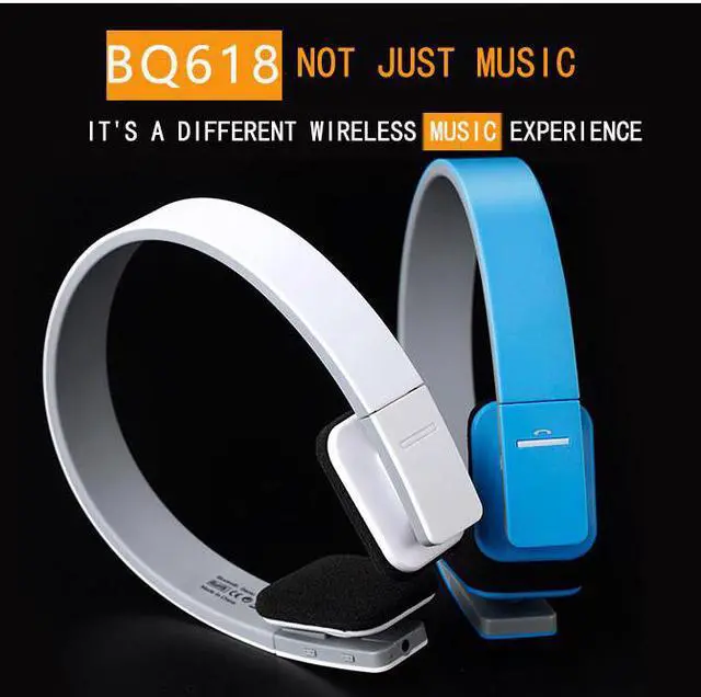 Alt view image 6 of 7 - WEIHE Active Noise Cancelling Headphone Wireless Bluetooth Gaming Headset Stereo Headphones Head Mounted For Sports Work Exercise Riding Travel Blue