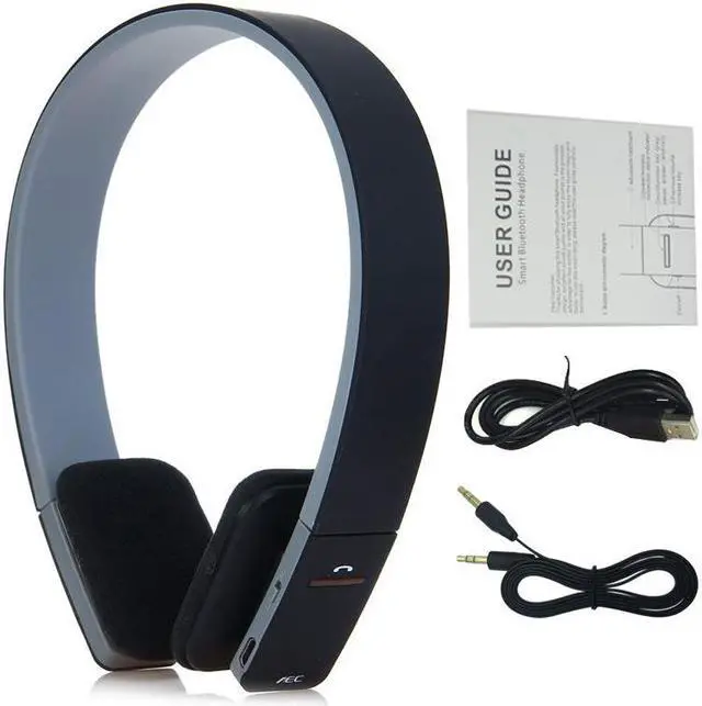 Alt view image 2 of 7 - WEIHE Active Noise Cancelling Headphone Wireless Bluetooth Gaming Headset Stereo Headphones Head Mounted For Sports Work Exercise Riding Travel Blue