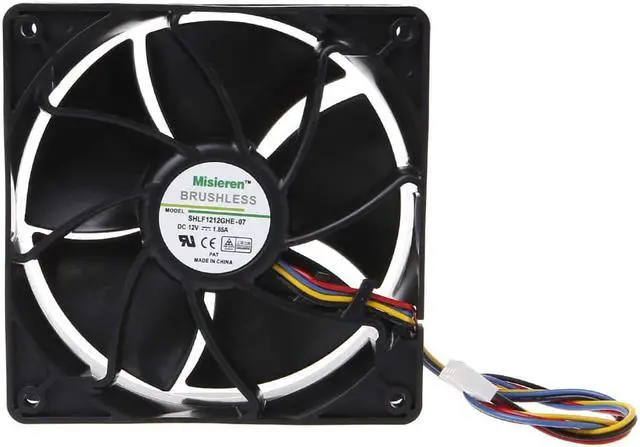 Alt view image 5 of 7 - USA STOCK 6500RPM MisierenTM Cooling Fan Replacement 4-pin for Antminer Bitmain S9 S15 S17 T9 T15 T17