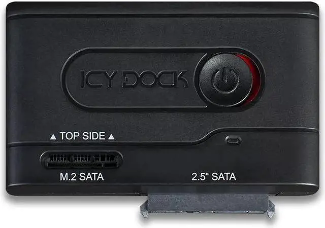 Alt view image 2 of 8 - Icy Dock MB031U-1SMB | 2.5" & M.2 SATA Hard Drive/SSD to USB 3.2 Gen 1 Adapter | EZ-Adapter
