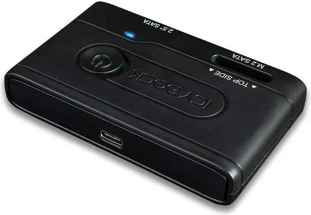 Alt view image 5 of 8 - Icy Dock MB031U-1SMB | 2.5" & M.2 SATA Hard Drive/SSD to USB 3.2 Gen 1 Adapter | EZ-Adapter