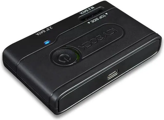 Alt view image 6 of 8 - Icy Dock MB031U-1SMB | 2.5" & M.2 SATA Hard Drive/SSD to USB 3.2 Gen 1 Adapter | EZ-Adapter