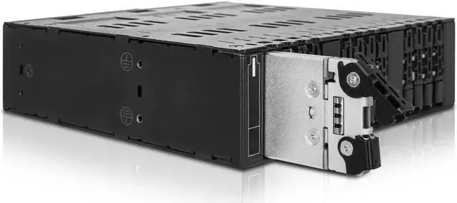 Alt view image 7 of 7 - Icy Dock MB872MP-B | Full Metal 12 Bay M.2 SATA SSD Mobile Rack for External 5.25" Drive Bay (SFF-8612) | ToughArmor