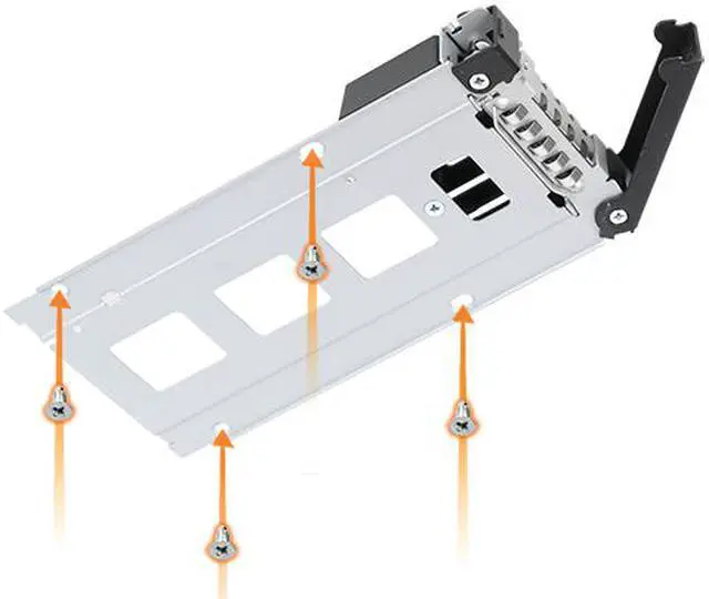 Alt view image 7 of 17 - icy dock tougharmor mb601tp-b drive tray for mb601vk-1b