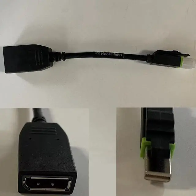 Alt view image 2 of 3 - Original New For Nvidia RTX A2000 Video Graphic Card I/O Shield Back Plate BackPlate Blende Bracket Mini DP to DP Cable Adapter