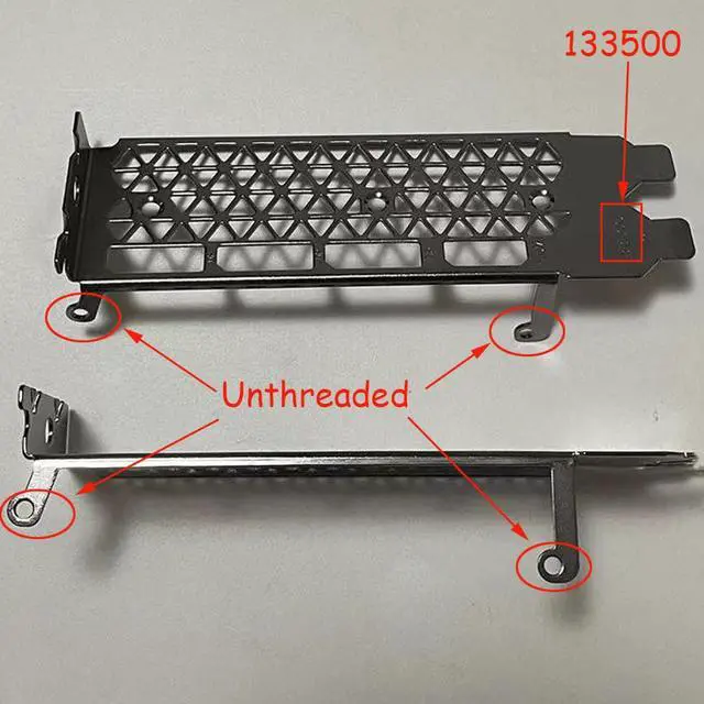 Main image of 1Pcs For Lenove Dell Zotac RTX3060Ti RTX3070 RTX3080 RTX3090 Series Graphic Card I/O Shield Back Plate BackPlate Blende Bracket Unthreaded