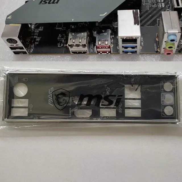 Main image of Original New For MSI MAG B560M BAZOOKA, B560M BAZOOKA I/O Shield Back Plate BackPlate Blende Bracket