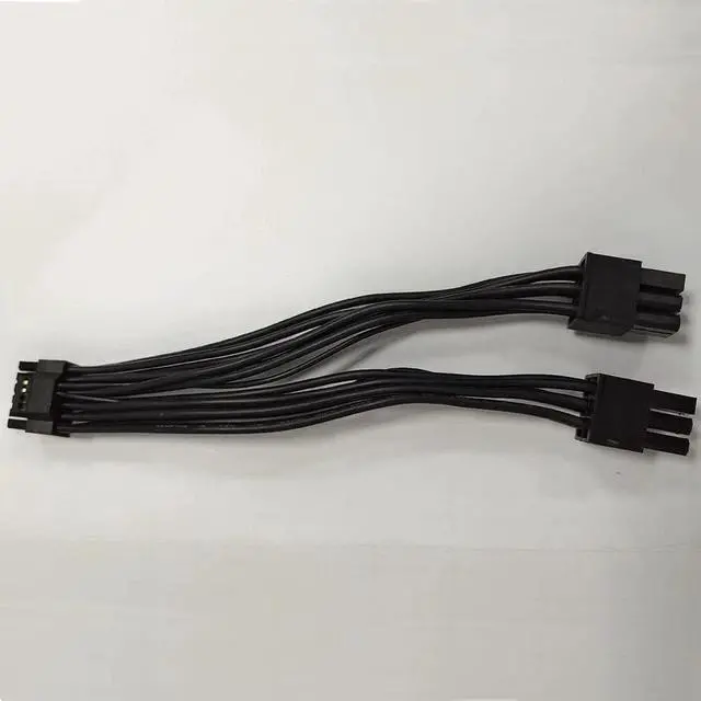 Alt view image 2 of 3 - Original For Asus server installation RTX4090 Graphic Card Power Supply Cable GPU Cable Double 6pin to 12pin