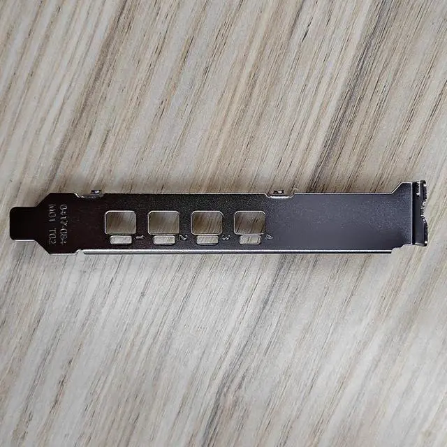Alt view image 3 of 3 - Original New For Nvidia P600, P620,P1000,T600, T1000 I/O Shield Back Plate BackPlate Blende Bracket Mini DP to DP Cable