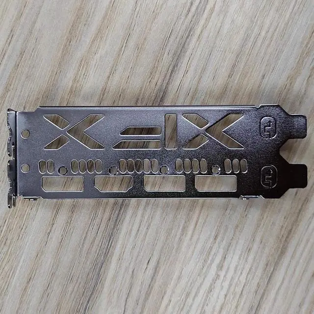 Main image of Original New For XFX RX6600XT, RX 6600 XT I/O Shield Back Plate BackPlate Blende Bracket