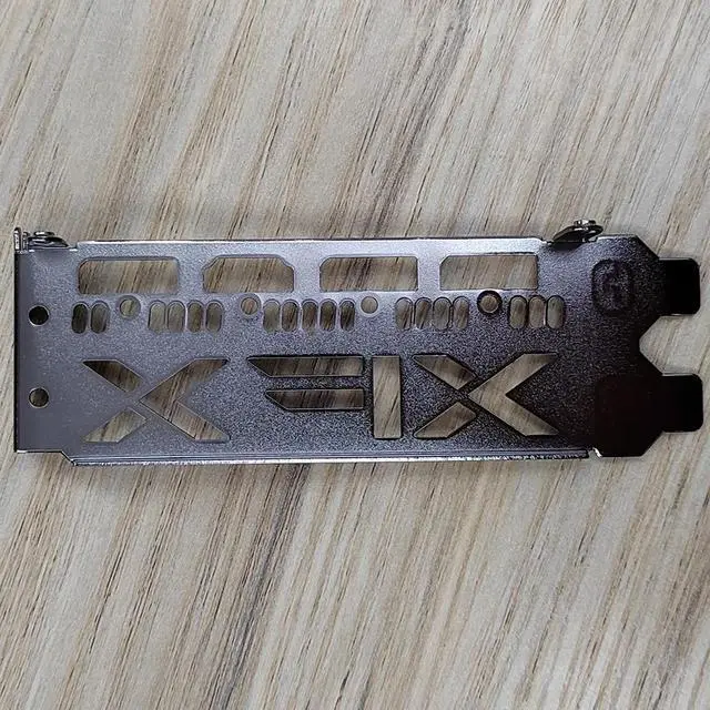 Alt view image 2 of 3 - Original New For XFX RX6600XT, RX 6600 XT I/O Shield Back Plate BackPlate Blende Bracket