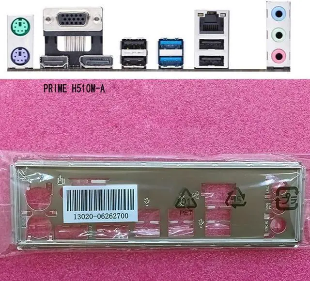 Main image of Original New For Asus PRIME H510M-A I/O Shield Back Plate BackPlate BackPlates Blende Bracket