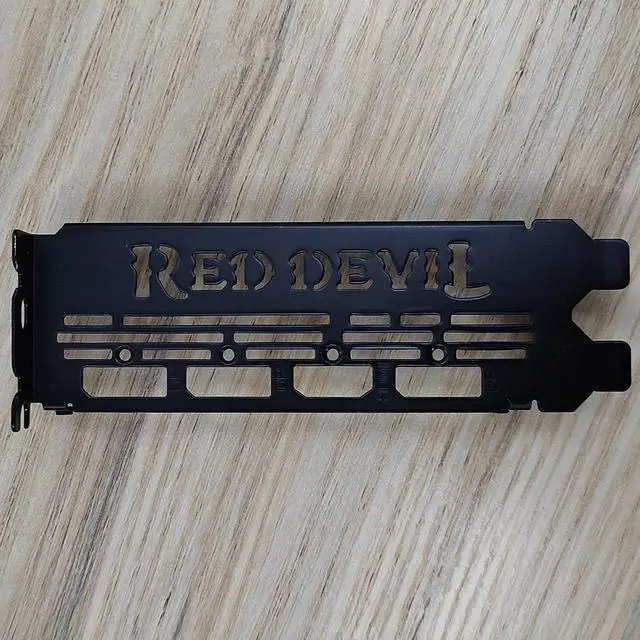 Main image of Original New For PowerColor AMD RX 5700XT Series I/O Shield Back Plate BackPlate Blende Bracket