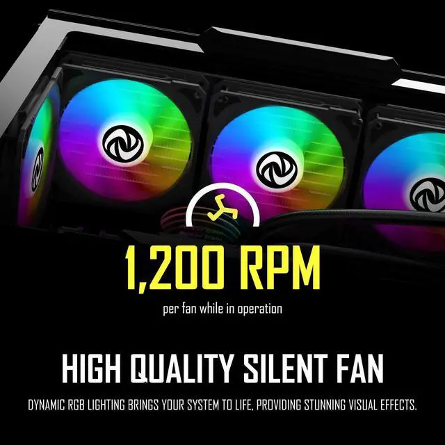 Alt view image 7 of 7 - 120mm Case Fan 3 Pack RGB Case Fans, Silent Version High Airflow PC Fans, Hydraulic Bearing - Low Noise RGB Fans with 12v 3 pin and molex 4 pin PSU Plug Computer Fans for PC Case