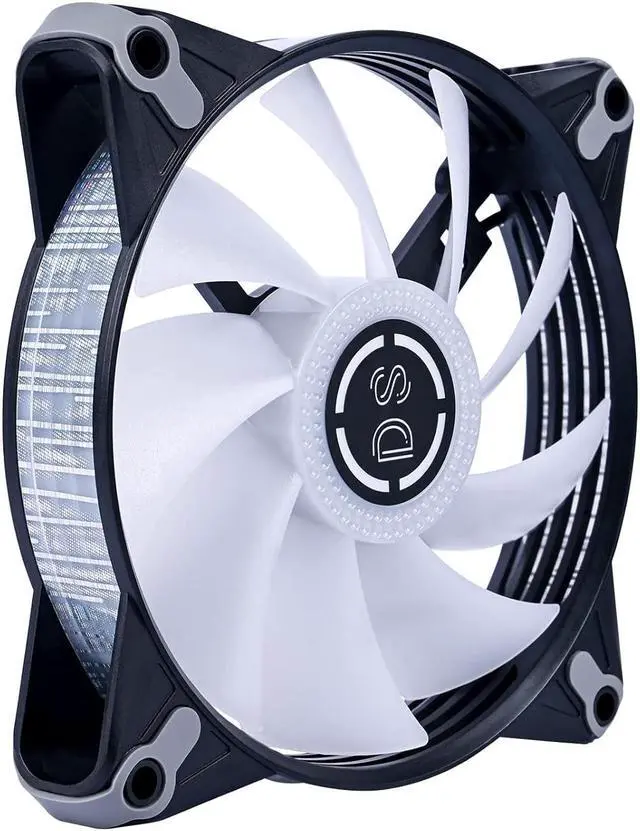 Alt view image 7 of 7 - DS RGB Fans, 120mm 6 Pack Case Cooling LED Fans for White Black PC Case, CPU Cooler and Radiators System (DK Series)