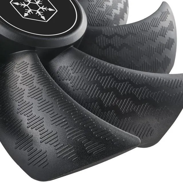 Alt view image 6 of 7 - Silverstone Air Penetrator 184i PRO High Performance 180mm air Channeling Fan with Shark Force Technology, SST-AP184i-PRO