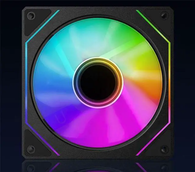 Alt view image 2 of 5 - TJ Prism 120mm GEN4 Pro ARGB Reverse case Fan,Infinity Mirror RGB Light Effect 5V 3PIN Motherboard Light Sync 1000~1800RPM PWM PC Fan Suitable for Computer Cases and Liquid radiators