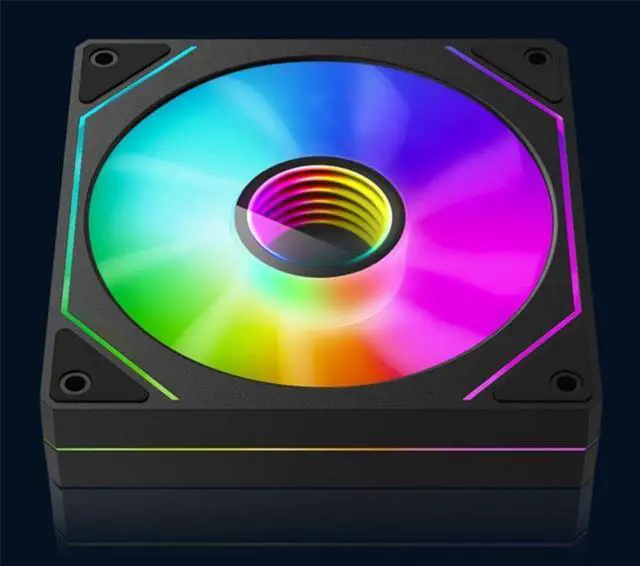 Alt view image 4 of 5 - TJ Prism 120mm GEN4 Pro ARGB Reverse case Fan,Infinity Mirror RGB Light Effect 5V 3PIN Motherboard Light Sync 1000~1800RPM PWM PC Fan Suitable for Computer Cases and Liquid radiators