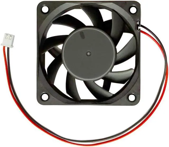 Alt view image 3 of 7 - 2-Pack 60mm x 15mm DC 12V Brushless Cooling Fan, Dual Ball Bearing