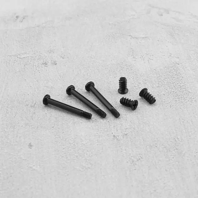 Alt view image 7 of 7 - The Lord of the Tools 100PCS Computer Case Fan Screws Kit PC Fan Screws Housing Radiator Screws Computer Chassis Fan Components 50PCS #6-32x30mm & 50PCS M5x10mm Black
