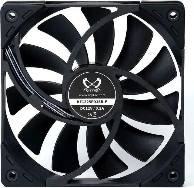 Alt view image 3 of 6 - SCYTHE Kaze Flex 120mm Quiet Fan, PWM 300-1500RPM, Black