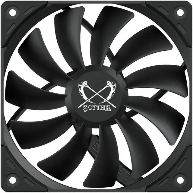 Alt view image 3 of 7 - Scythe Kaze Flex II 120 PWN, 120mm x 25mm Air Flow Optimized Quiet Operating Computer Case Fan, Fluid Dynamic Bearing, 4-Pin Connector, Single Pack (Standard Edition - 1500 RPM)